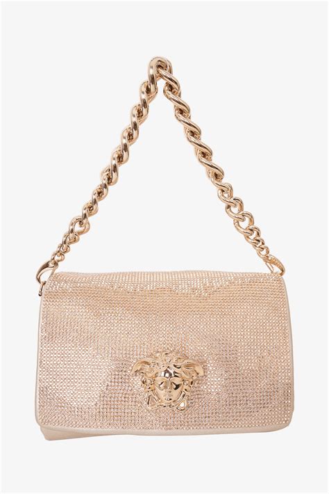 crystal medusa evening sultan bag replica|Versace Sultan .